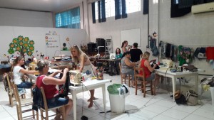 Aulas práticas da primeira capacitação