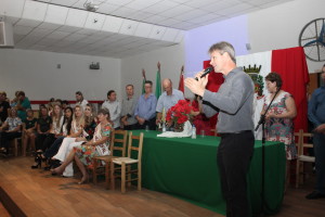 Prefeito Carlos Bohn na abertura do evento
