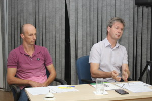 Emerson Kirch e prefeito Carlos Bohn