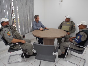 Prefeito Carlos Bohn recebeu integrantes da patrulha