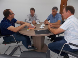 Reunião com o prefeito Carlos Bohn