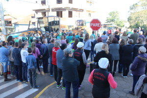 População protestou novamente no Centro