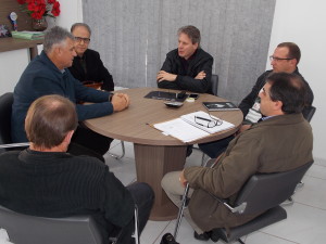 Reunião com o prefeito Carlos Alberto Bohn