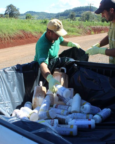 COLETA DE AGROTÓXICOS SEGUE NO INTERIOR