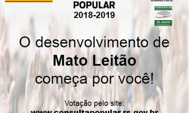 COMUDE MARCA REUNIÃO PARA TRATAR DA CONSULTA POPULAR