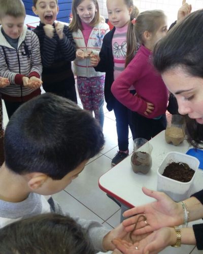 TURMAS DA ESCOLA IRENO BOHN NO MEIO AMBIENTE