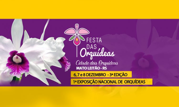 FESTA DAS ORQUÍDEAS SERÁ APRESENTADA DIA 19