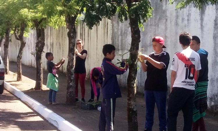 GRUPOS DO CRAS NA OFICINA DE ORQUÍDEAS