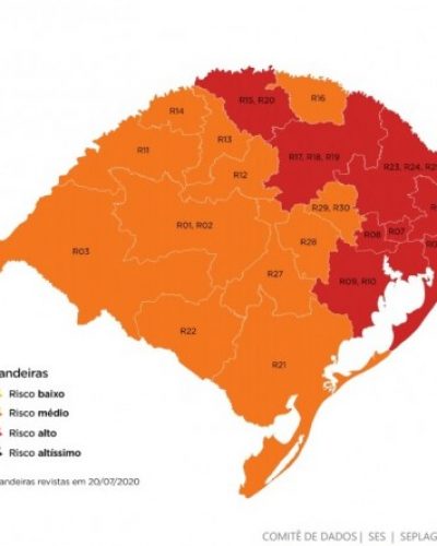 MUNICÍPIO PERMANECE NA BANDEIRA LARANJA