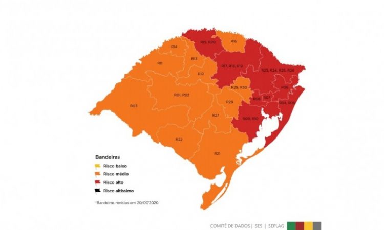 MUNICÍPIO PERMANECE NA BANDEIRA LARANJA