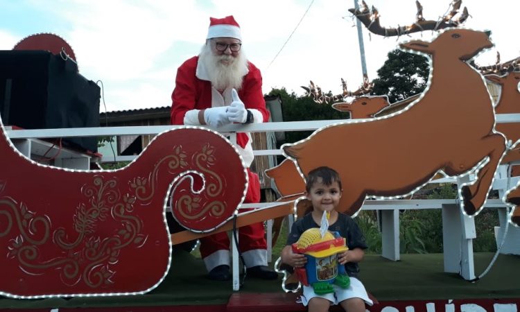 PAPAI NOEL HOJE NA REGIÃO DE SANTO ANTÔNIO