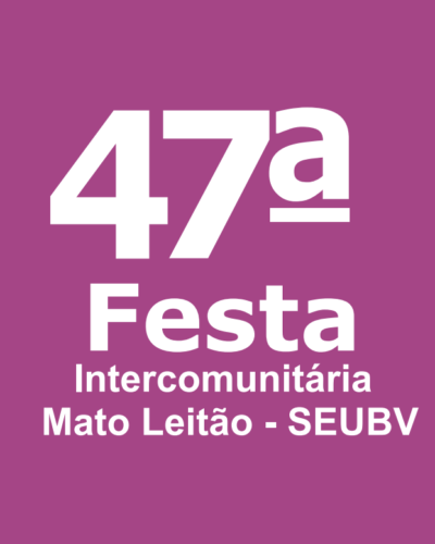 FESTA INTERCOMUNITÁRIA CANCELA PROGRAMAÇÃO