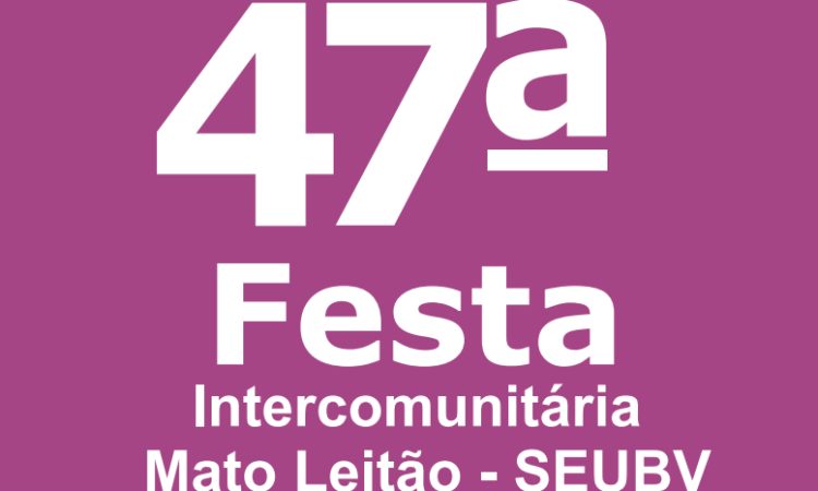 FESTA INTERCOMUNITÁRIA CANCELA PROGRAMAÇÃO