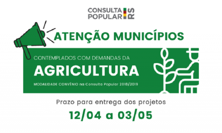 ESTADO ANUNCIA RECURSOS DA CONSULTA POPULAR 2018