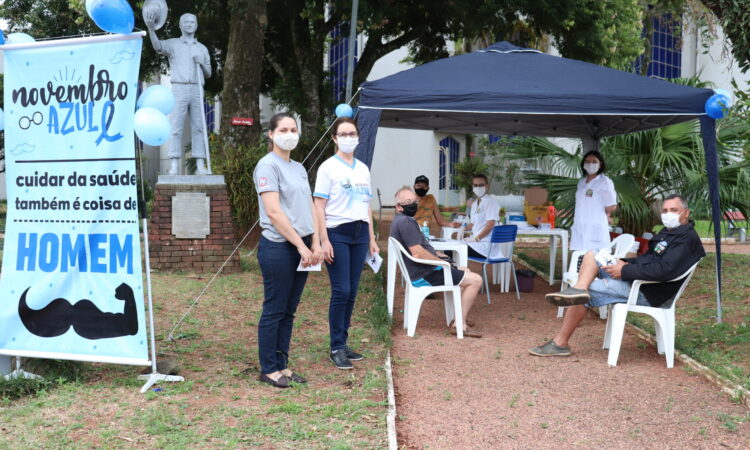 NA PRAÇA DA MATRIZ, TESTES PREVENTIVOS NOVEMBRO AZUL