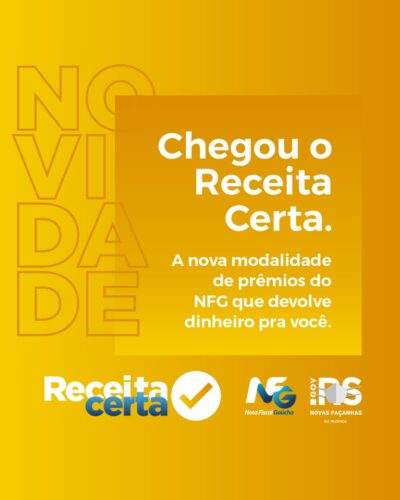 ESTADO DISTRIBUI DINHEIRO AOS PARTICIPANTES DO NFG