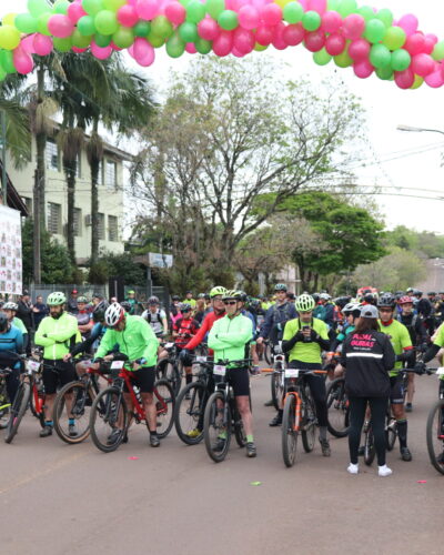 1º PEDAL CIDADE DAS ORQUÍDEAS REÚNE MAIS DE 130 CICLISTAS