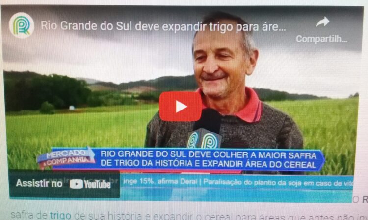 FAMÍLIA DE ARROIO BONITO É DESTAQUE NO CANAL RURAL
