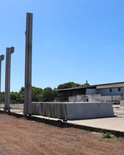 BISCOBOM ALIMENTOS TRABALHA NA RECONSTRUÇÃO DE PAVILHÕES