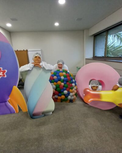 GRUPO DE ADOLESCENTES VISITA EMPRESA DOCILE ALIMENTOS