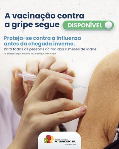 UBS SEGUE COM AS CAMPANHAS DE VACINAÇÃO DA GRIPE E COVID