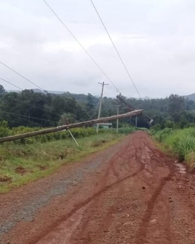 MAIS DE 50 RESIDÊNCIAS ATINGIDAS PELO TEMPORAL