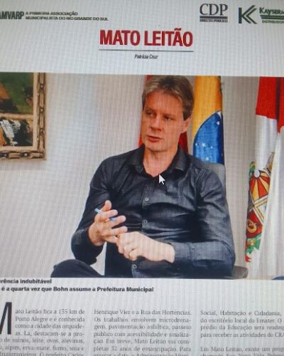 PREFEITO EM DESTAQUE NA REVISTA EM EVIDÊNCA