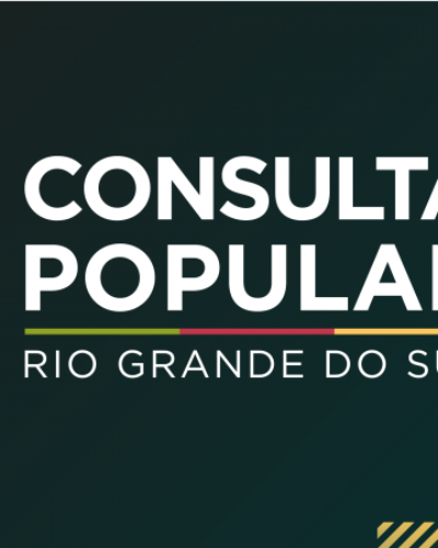 CONSULTA POPULAR RECEBE PROPOSTAS ATÉ O DIA 18