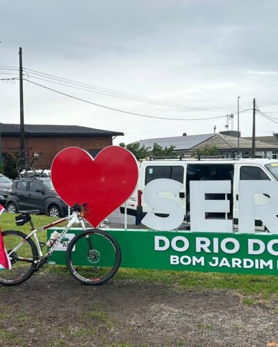 CICLISTA NO DESAFIO SERRA DO RIO DO RASTRO