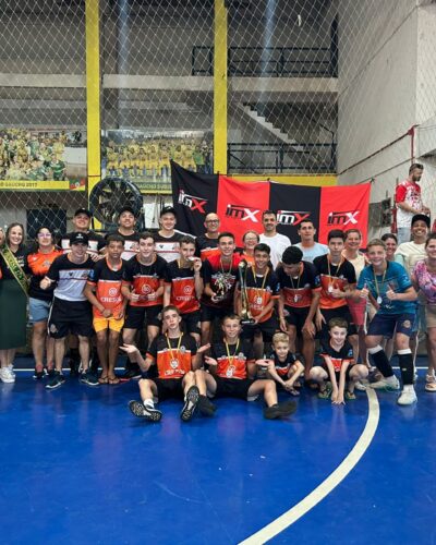 BOLA CHEIA CAMPEÃO DA COPA IMX FUTSAL, CATEGORIA SUB-14