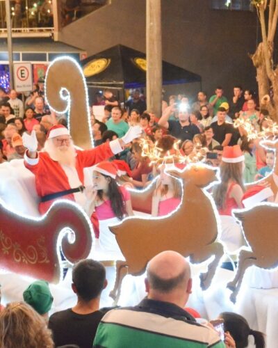 CHEGADA DO PAPAI NOEL NO PRÓXIMO DOMINGO, DIA 8