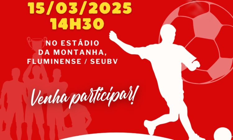 FUTEBOL SETE SOLIDÁRIO NO PRÓXIMO DIA 15 DE MARÇO