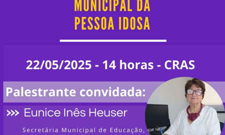 CONFERÊNCIA DA PESSOA IDOSA NESTA QUINTA-FEIRA