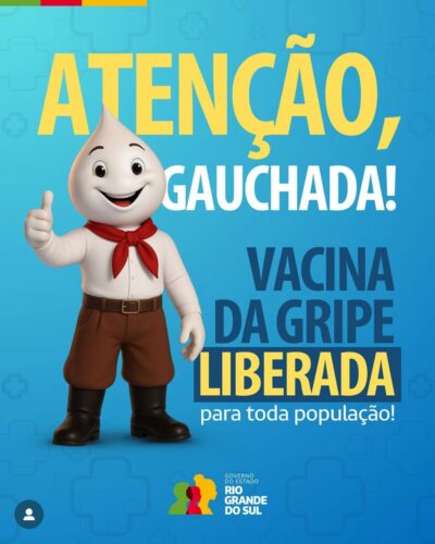 CASOS DE GRIPE AUMENTAM. SAÚDE RECOMENDA VACINAÇÃO
