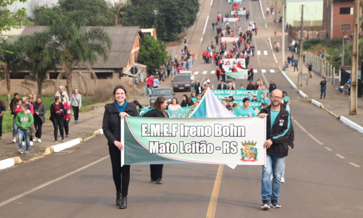CAMINHADA CÍVICA NO SÁBADO, DIA 6 DE SETEMBRO