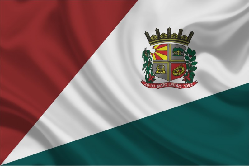 Bandeira do Municipio Mato Leitão