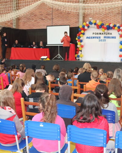 ALUNOS DA IRENO BOHN RECEBEM DIPLOMA DE AGENTE MIRIM