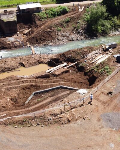 EMPRESA SEGUE COM OS TRABALHOS NA PONTE ‘PASSO FUNDO’