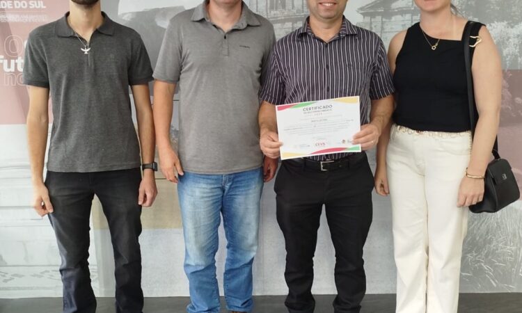 MUNICÍPIO RECEBE CERTIFICADO NO QUALIFICA VIGILÂNCIA RS
