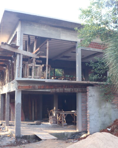 OBRA DO ESPAÇO CULTURAL EM ANDAMENTO