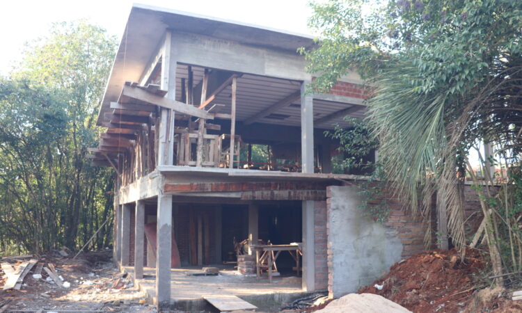OBRA DO ESPAÇO CULTURAL EM ANDAMENTO