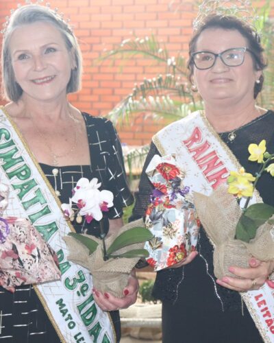 CONCURSO RAINHA DA TERCEIRA IDADE COM CINCO CANDIDATAS