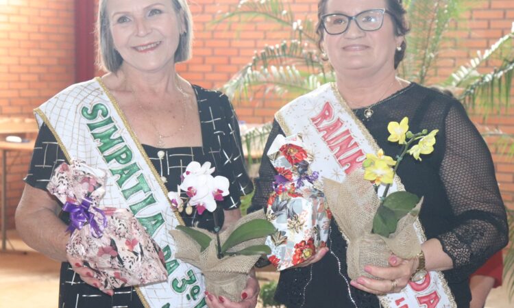 CONCURSO RAINHA DA TERCEIRA IDADE COM CINCO CANDIDATAS