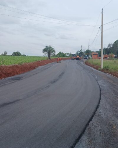 ASFALTO EM SANTO ANTÔNIO: IMPRIMAÇÃO NO ÚLTIMO TRECHO